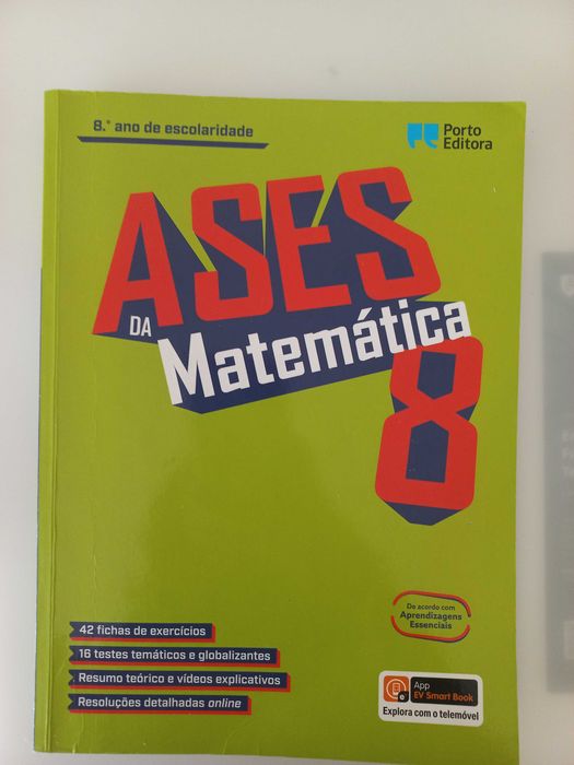 Livro de exercícios de matemática | Ases da matemática 8º ano