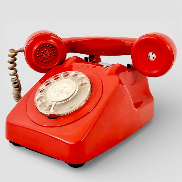 Telefone antigo analógico