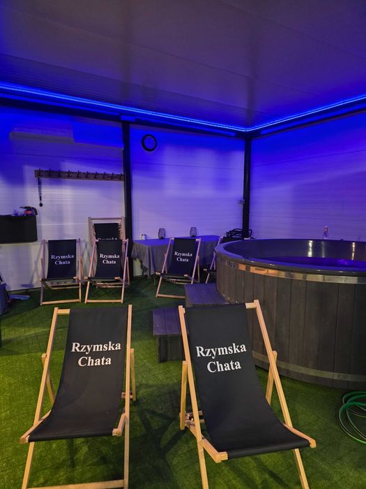 Domek z jacuzzi i sauną -Rzymska Chata- wieczór  panieński, urodziny