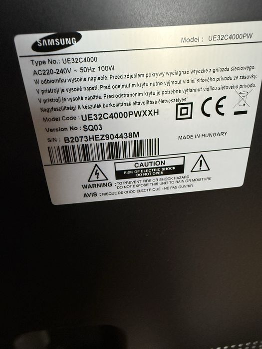 TV Samsung 32cale
