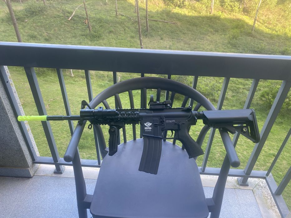 G&G CM16 com extras airsoft