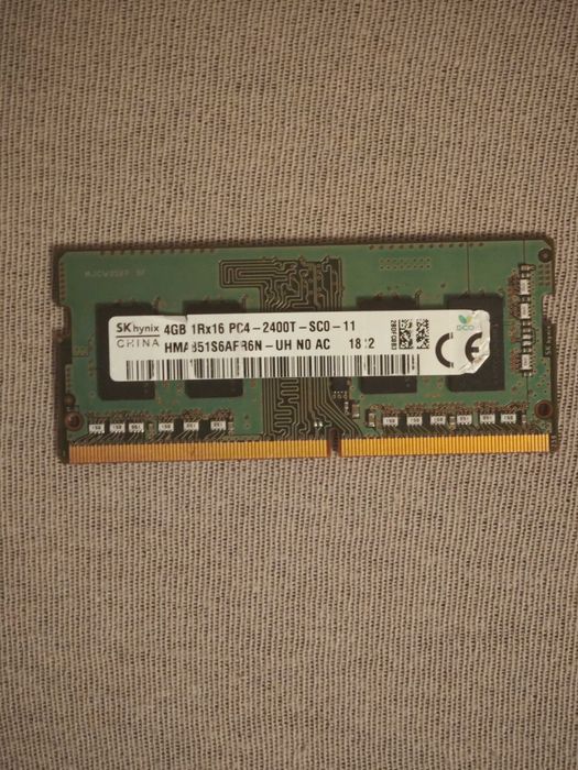 Pamięć RAM 4GB DDR4 SODIMM 2400mhz SK Hynix