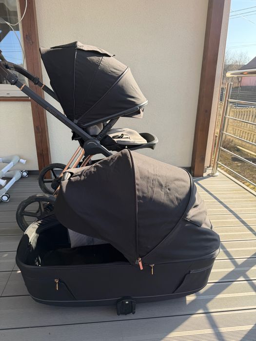Wózek Espiro miloo 2w1 czarny rose gold