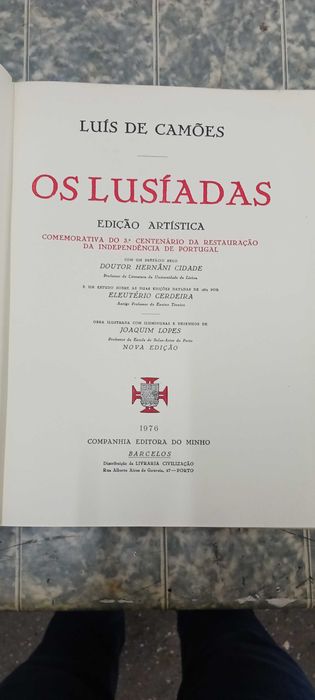 Camões, Os Lusíadas, Edição Artística, 1976