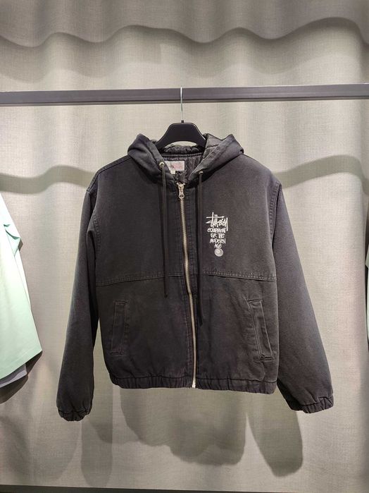 Куртка STUSSY Canvas Insulated Work Jacket Black: 5 890 грн