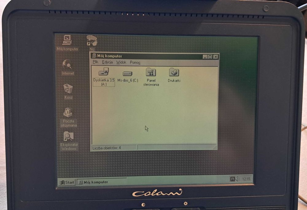 Retro Laptop Unikat Vobis Highscreen Blue Note II (Luigi Colani)