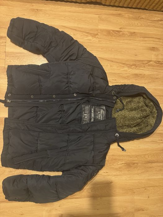 Zimowa Abercrombie,  A&F,  kempshall jacket, L, navy
