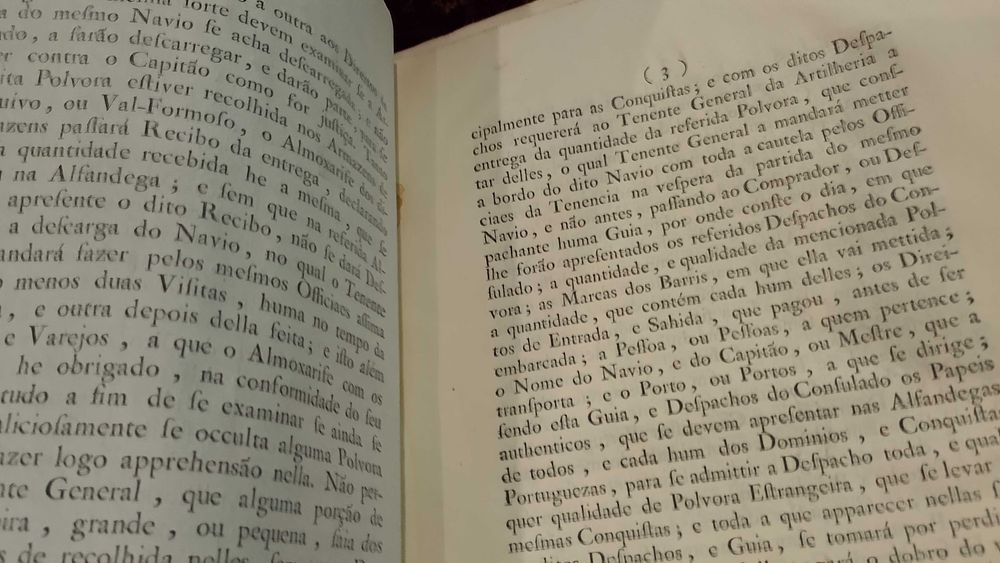 Domínios e Acidentes Pólvora 1778 - 2 Alvarás Regio