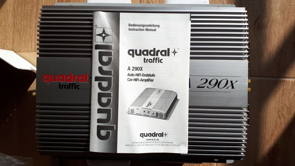 Wzmacniacz samochodowy Quadral A290x