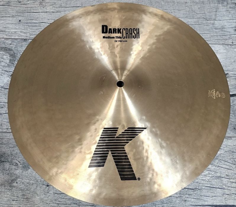 Prato Zildjian K-Serie 16" Dark Medium Thin Crash Cymbal