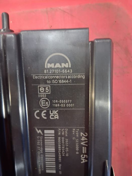 Tachograf MAN Stoneridge SE5000-8 Rev. G 24V z czujnikiem – spr, 2022