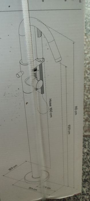 Bateria wannowa stojąca Cromer