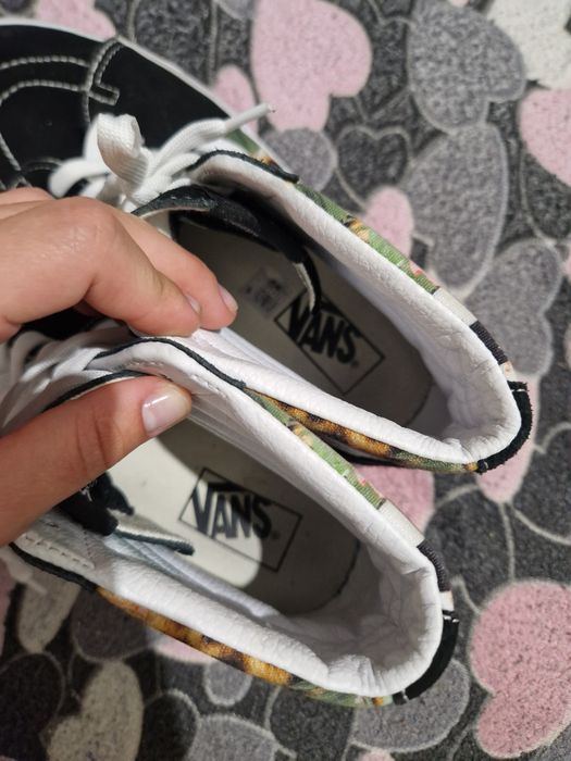 Новые ! Высокие чёрные кеды ванс vans high 40,5 р 26 см