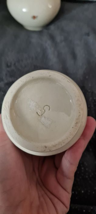 Wazon Bolesławiec dekoracja floralna a la Orient PRL design