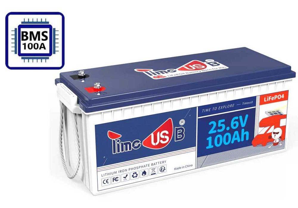 Наявність АКБ LiFePo4 24V 100Ah  Timeusb Є ОПТ і Самовивіз