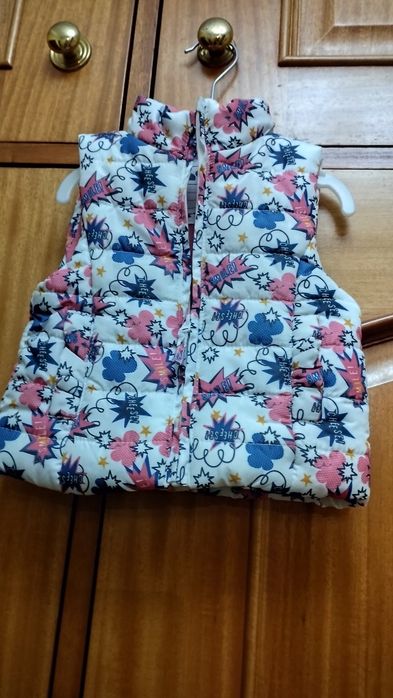 Kispo/colete, novo. Tam. 12/18 meses