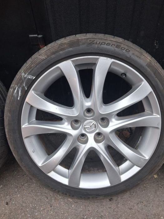 19 диски вместе с шинами на мазда