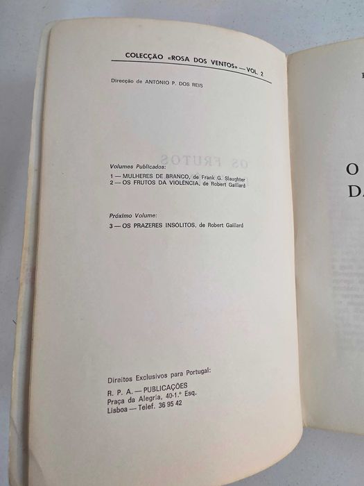 Os Frutos da Violência- Robert Gaillard - Ref-PA2