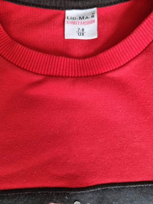 Bluza 128 czerwona