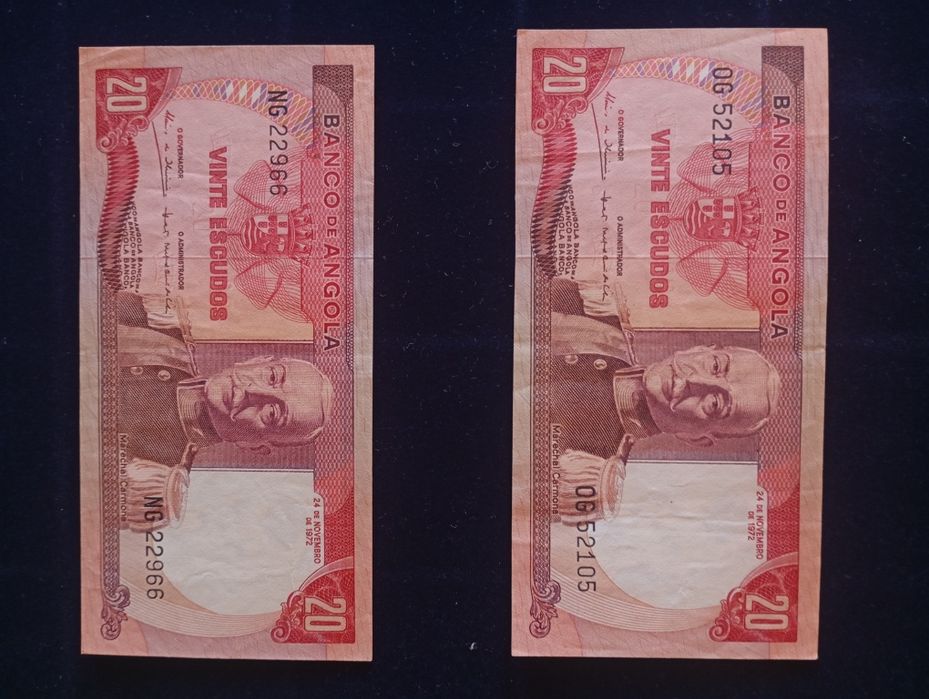 Notas das ex colónias portuguesas Angola