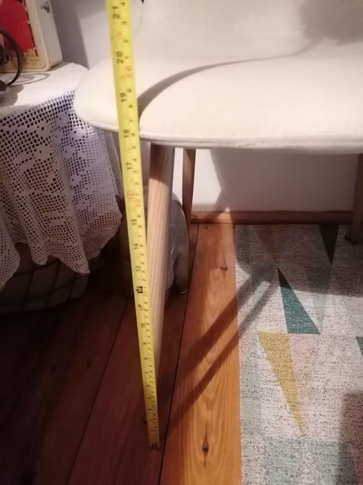 Conjunto de 3 cadeiras estofadas
