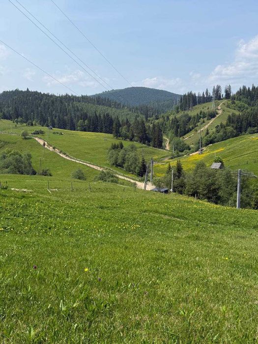 Ділянка в горах  з гарним краєвидом біля Буковеля
