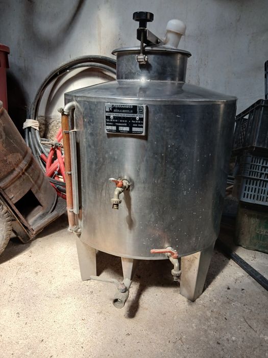 Cuba de inox semi nova