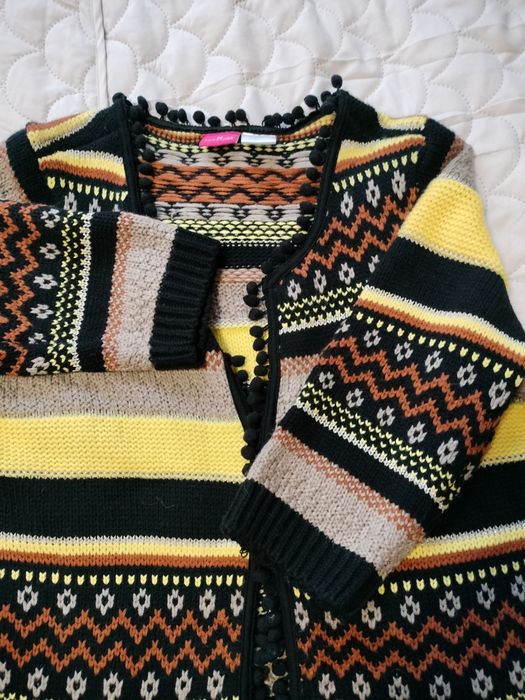 Cudny sweter,mega kolorystycznie,57 % wełny,Fighter,rozmiar XL
