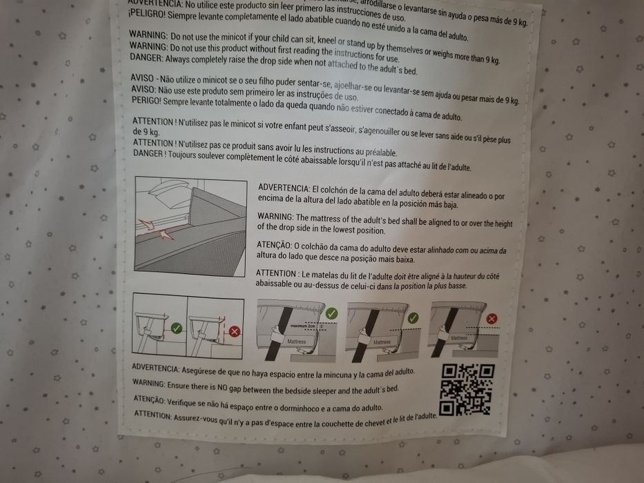 Berço,  next to me. Praticamente novo