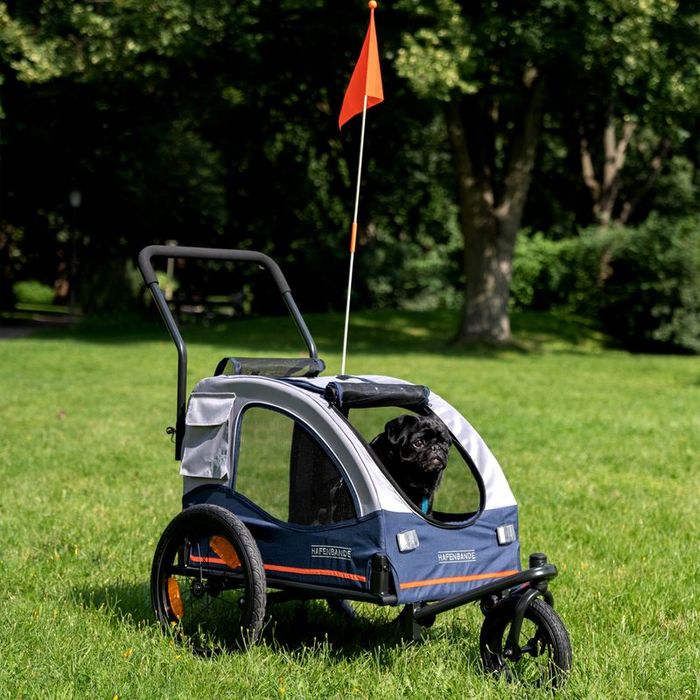 HAFENBANDE Przyczepka Rowerowa Jogger 2w1 Cabby M 125x67x105cm do25g U