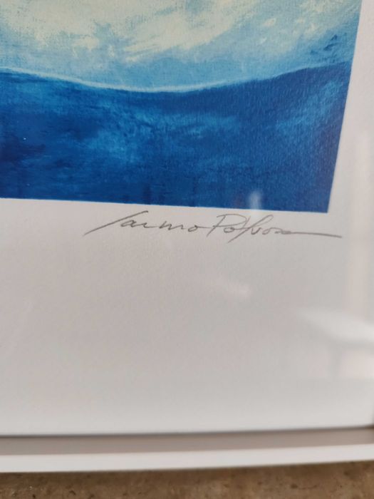 Serigrafia emoldurada Carmo Pólvora - estado novo