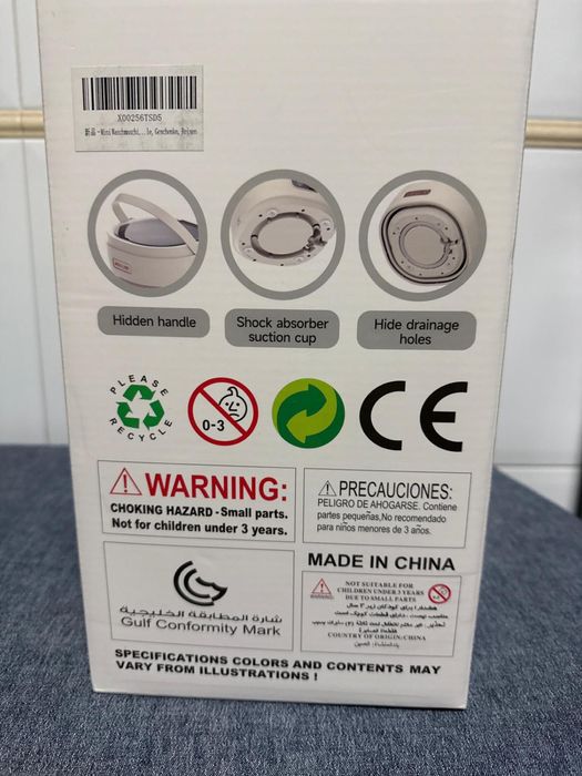 Mini Máquina de Lavar Dobrável Portátil – NOVA