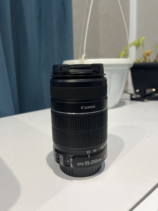 РАЗОМ АБО ОКРЕМО обʼєктив canon efs 55-250mm + спалах sigma ef 610 DG ST