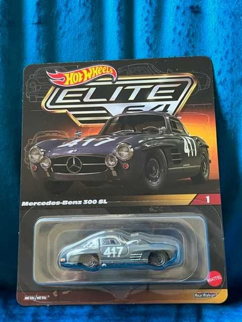 Hot Wheels Elite 64 Series Mercedes-Benz 300SL-Edição Limitada, Novo