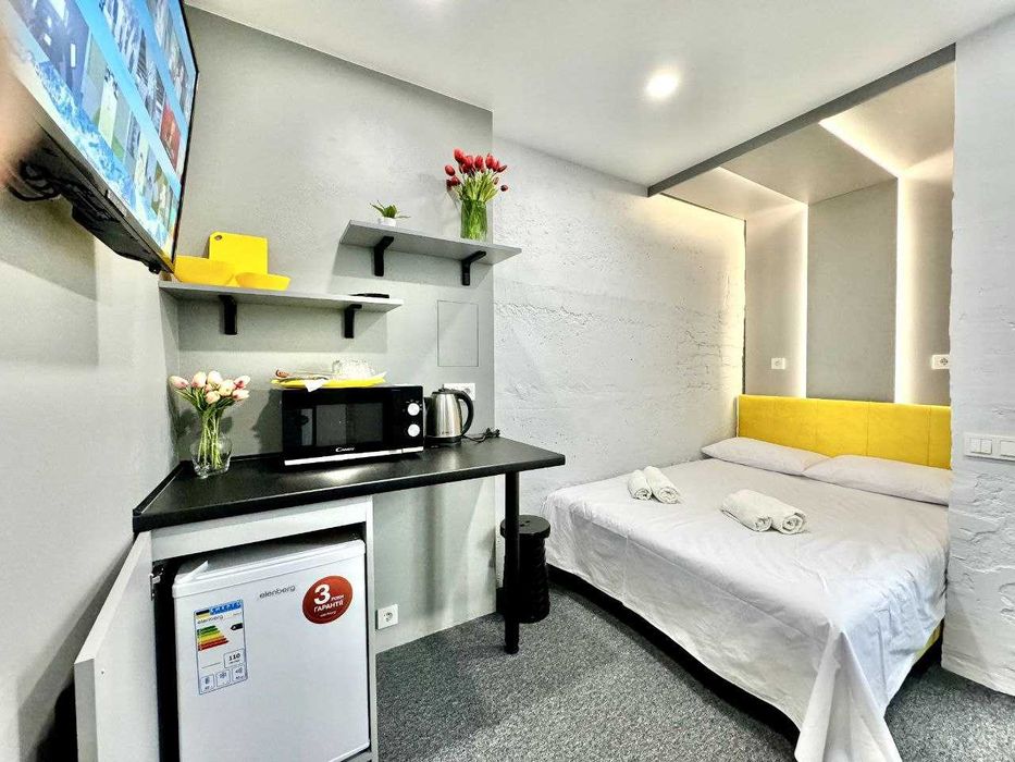 Оренда подобова комфортних 1к апартаментів, м. Вокзальна (10 хвилин)