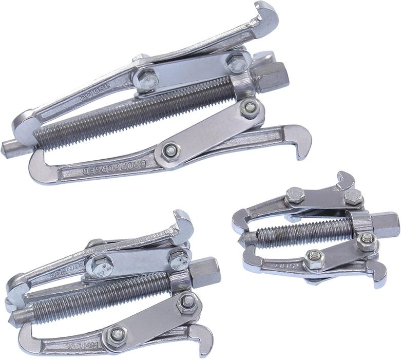Conjunto de 3 extractores de rolamentos, polies, Interior e exteriores