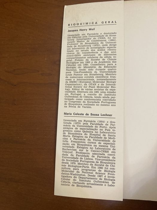 Livro de Bioquímica Geral