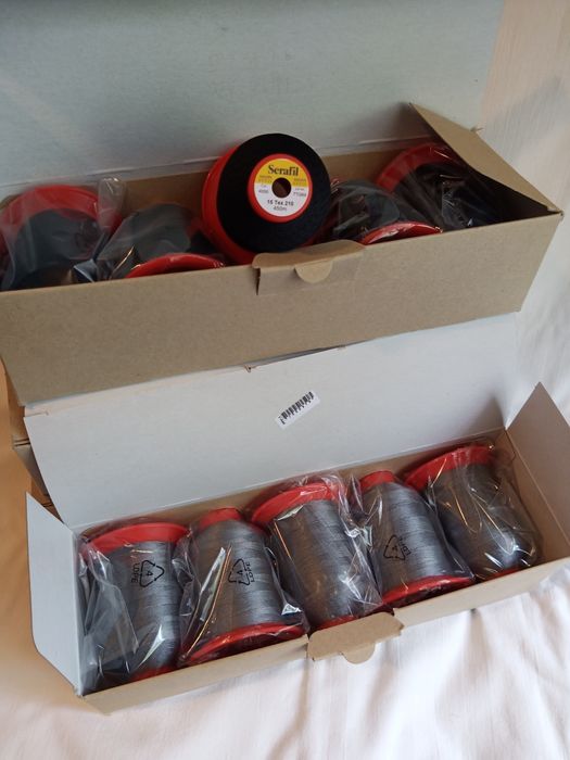 Нитки для кожи,мебели,обуви 15;18;20;30;40;50;80. Coats,AMANN,Serafil.