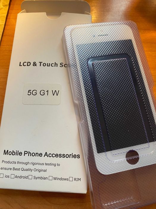 Apple iPhone 5 LCD Branco/Preto Novo