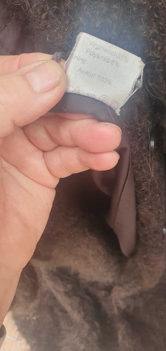 płaszcz brazowy włoski