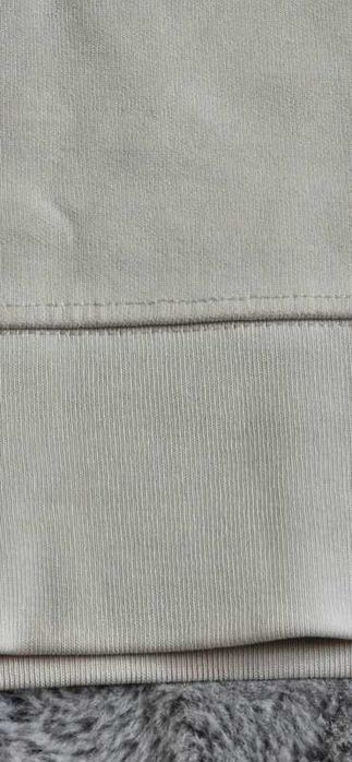 Bluza z kapturem Zara beżowa kremowa bawełna