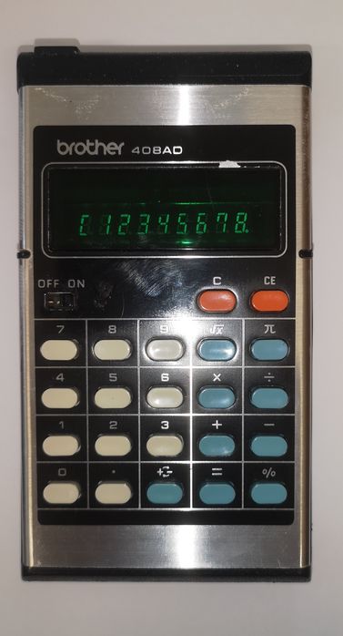 Винтажный калькулятор brother 40bad