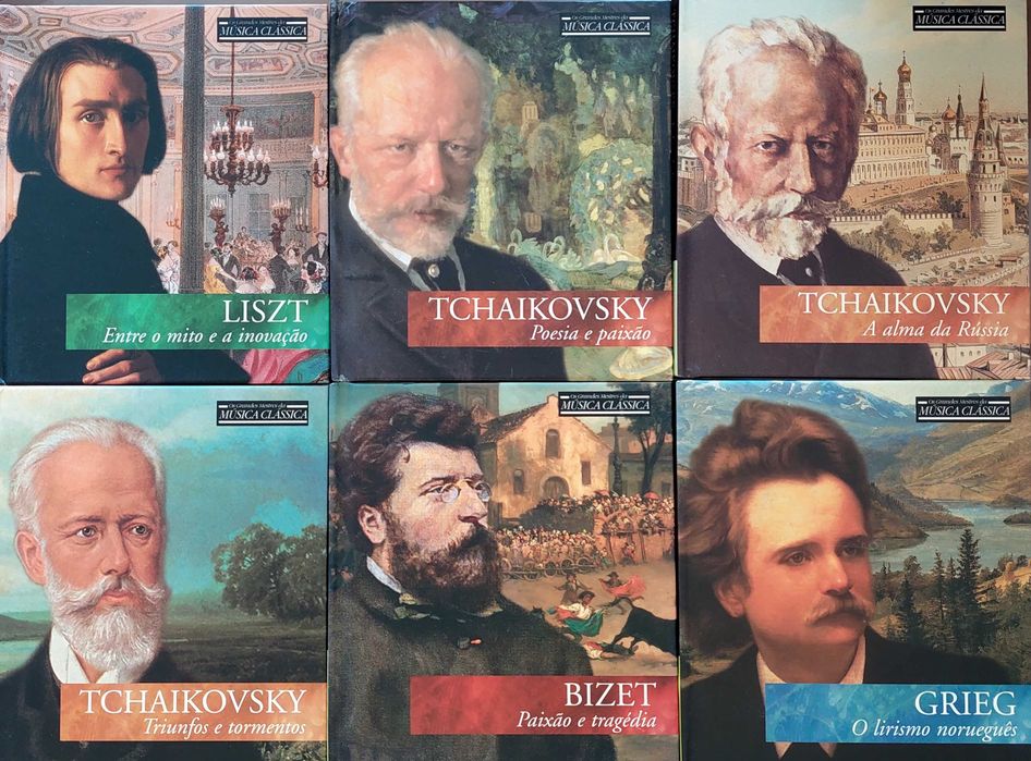 CDs coleção Os Grandes Mestres da Música Clássica (Romantismo Tardio)