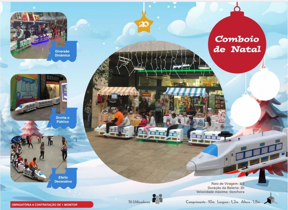 Comboio / Expresso / Insufláveis de Natal