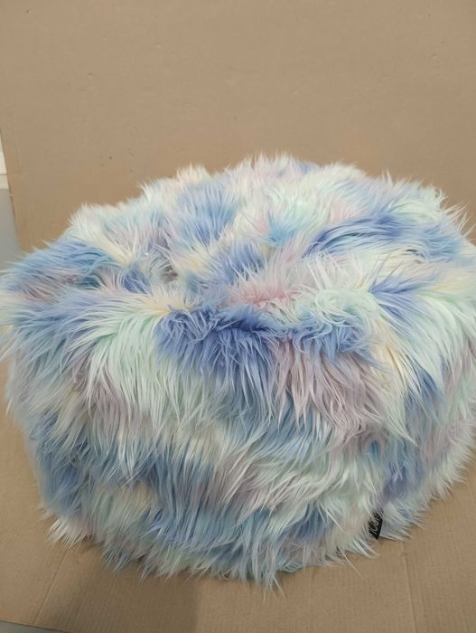 Icon Pufa Worek do Siedzenia z wypełnieniem fotel tęczowy 65x65cm