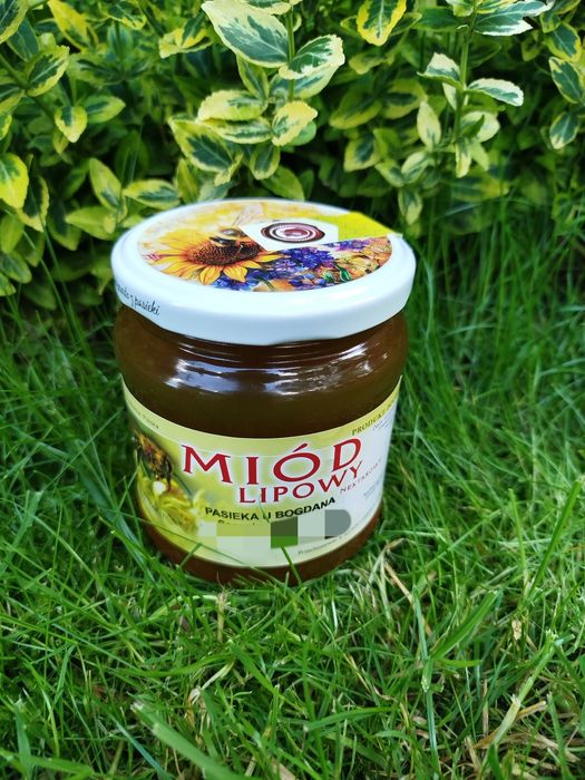 Miód z własnej pasieki lipowy 0,45l 2026 wysyłka