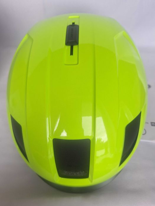 Kask rowerowy miejski Abus Hyp-e BL. Ace Signal Yellow M 54-58cm
