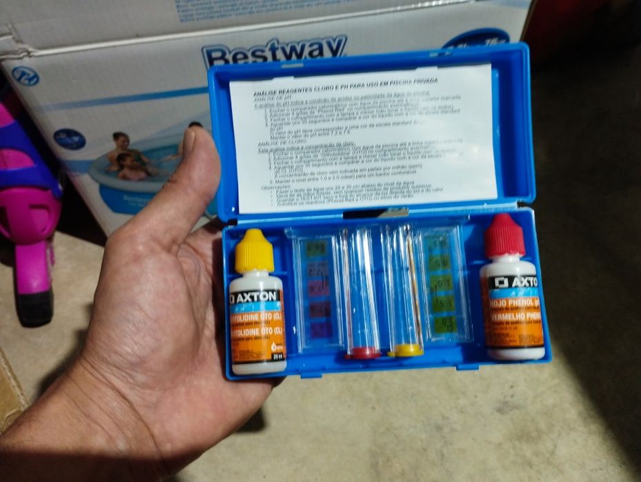 Piscina Bestway com kit completo e oferta
