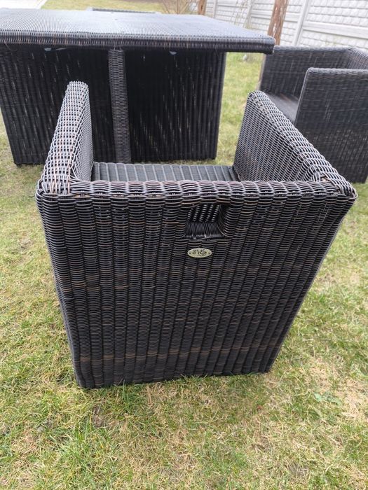 Komplet mebli rattanowych
