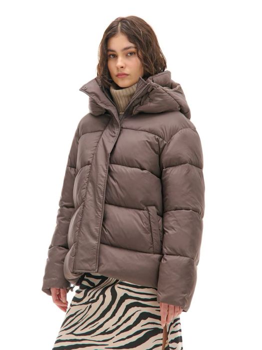 Трендовий пуховик тепла зимова куртка М-L